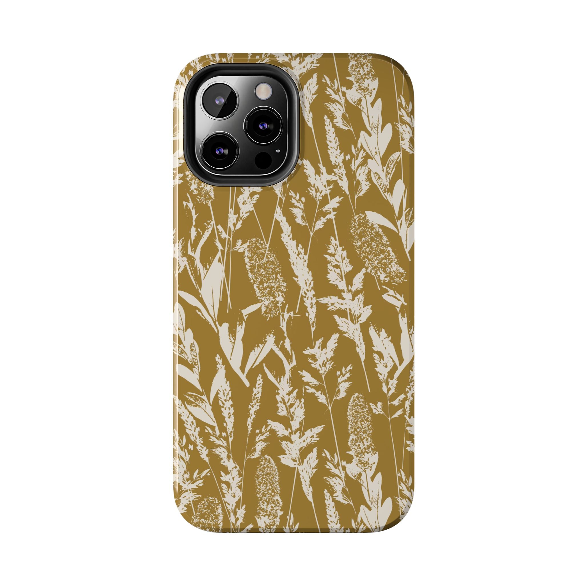 Iphone Case - Grasses Golden Yellow Design