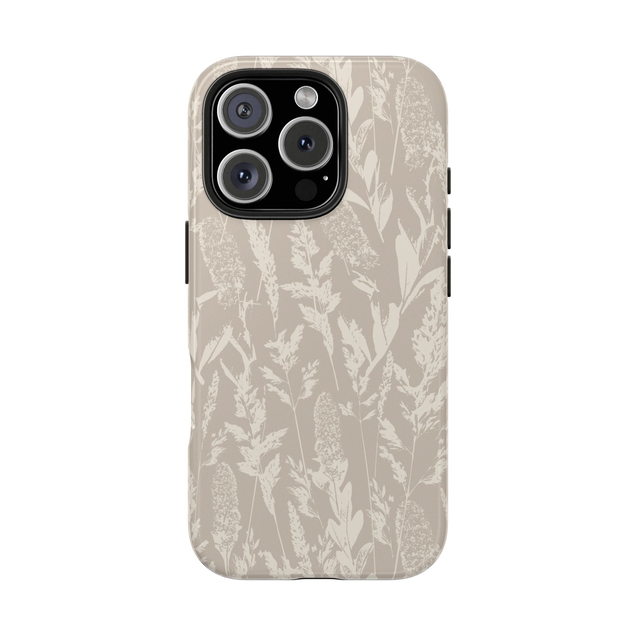 Iphone Case - Grasses Cream Beige Design