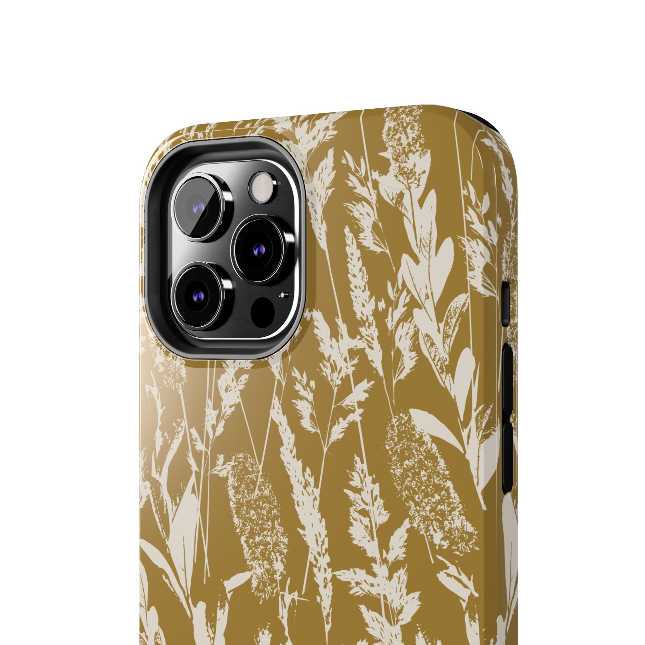Iphone Case - Grasses Golden Yellow Design