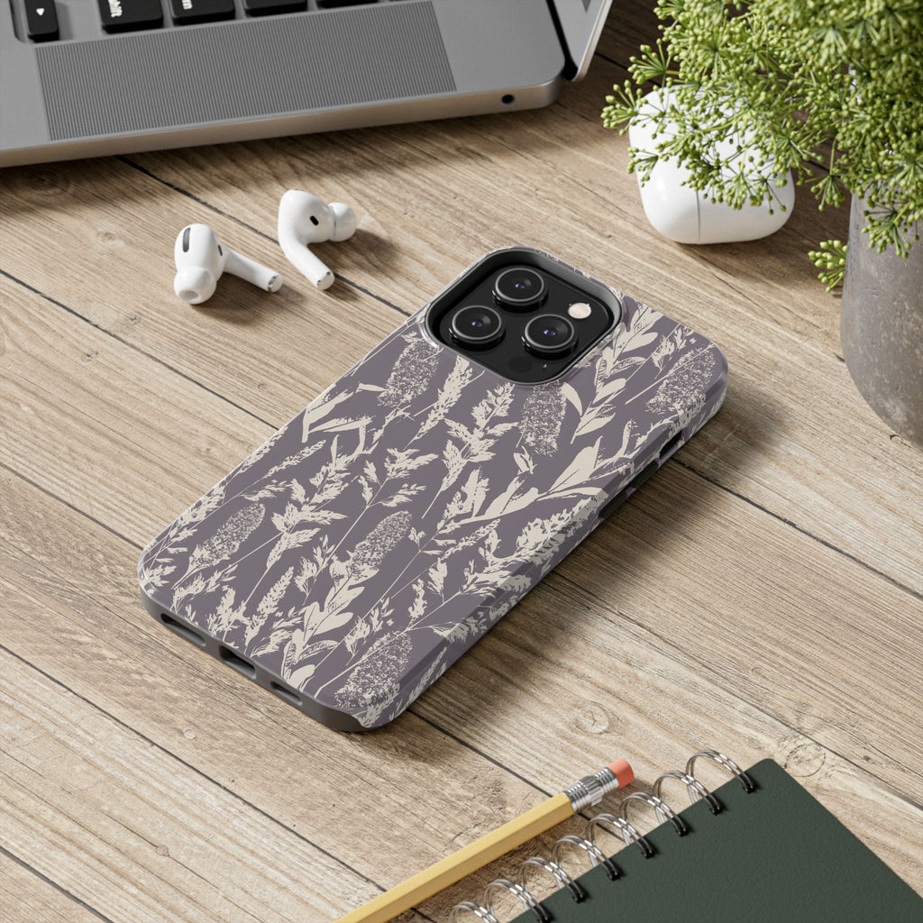 Iphone Case - Grasses Lavender design