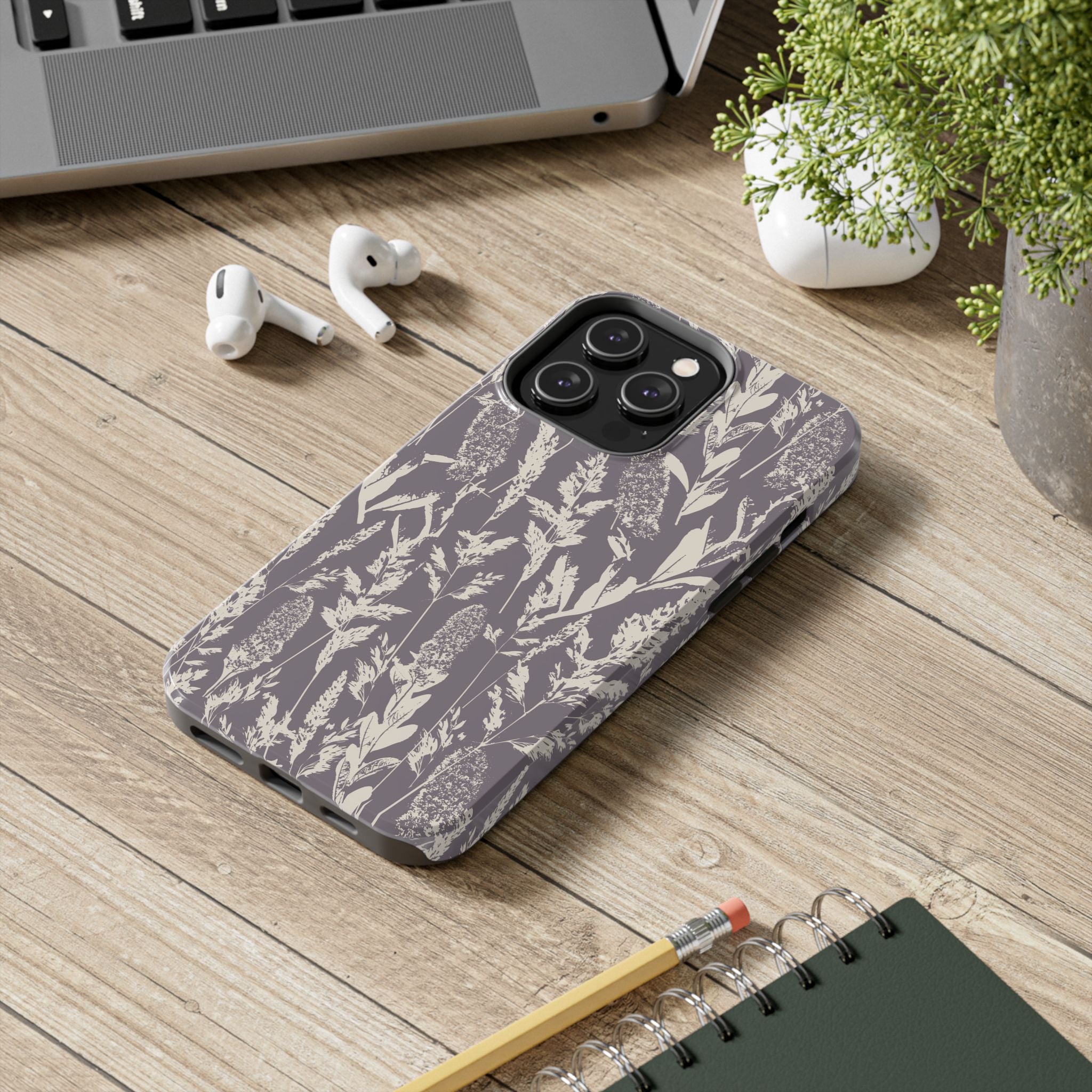 Iphone Case - Grasses Lavender design