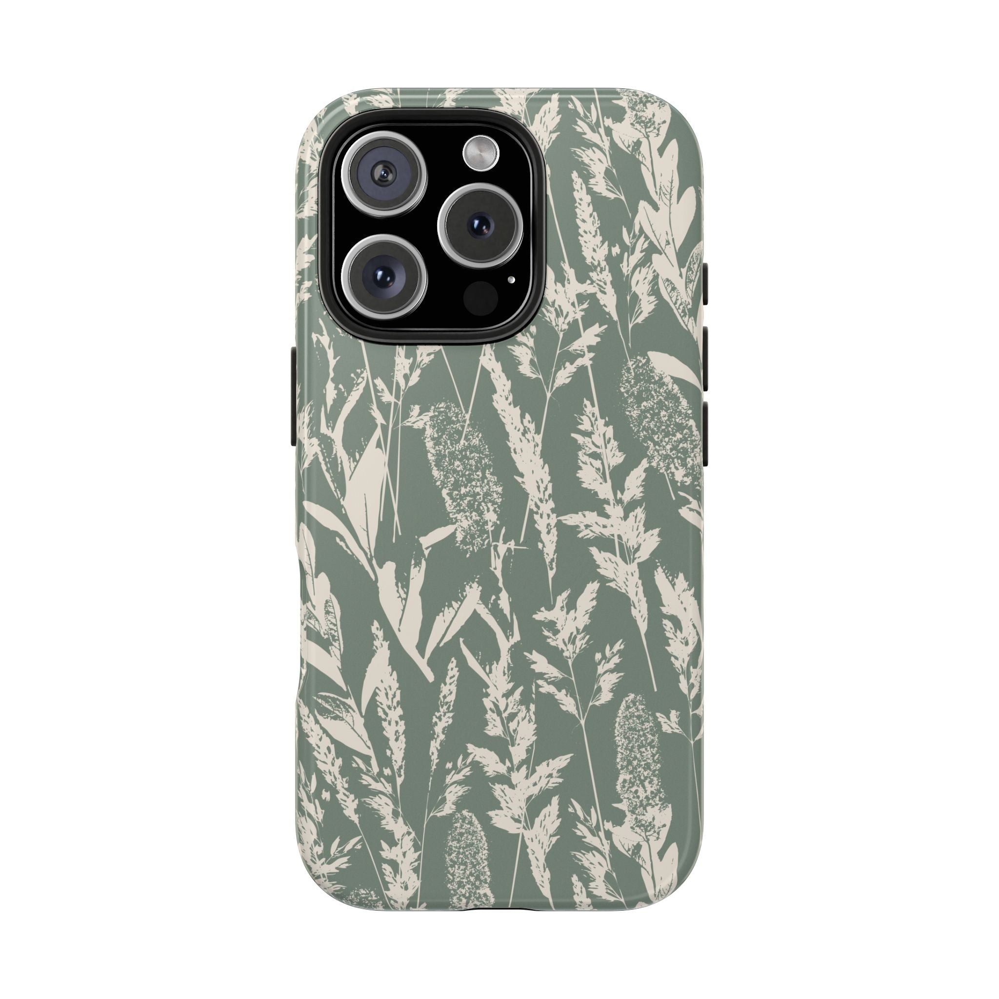 Iphone Case - Grasses Sage Green Design