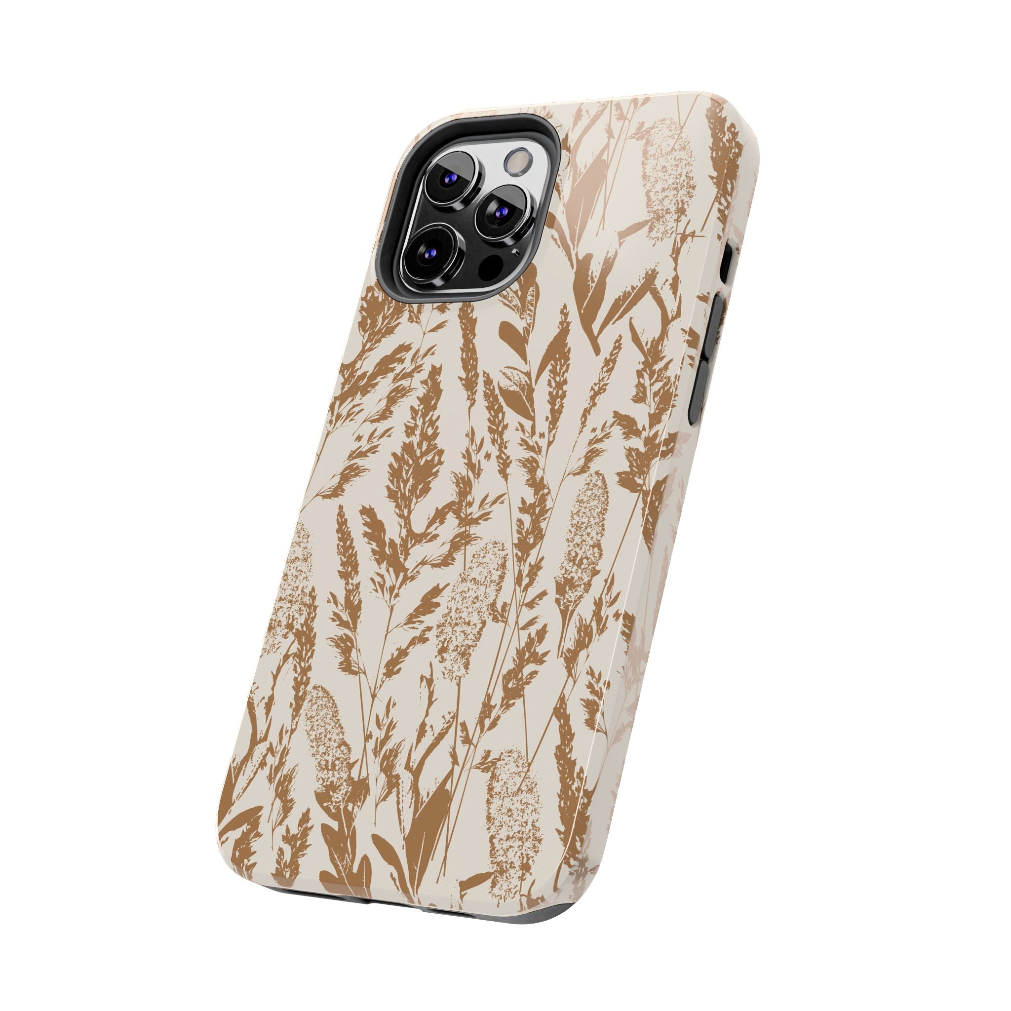 Iphone Case - Grasses Ochre Design