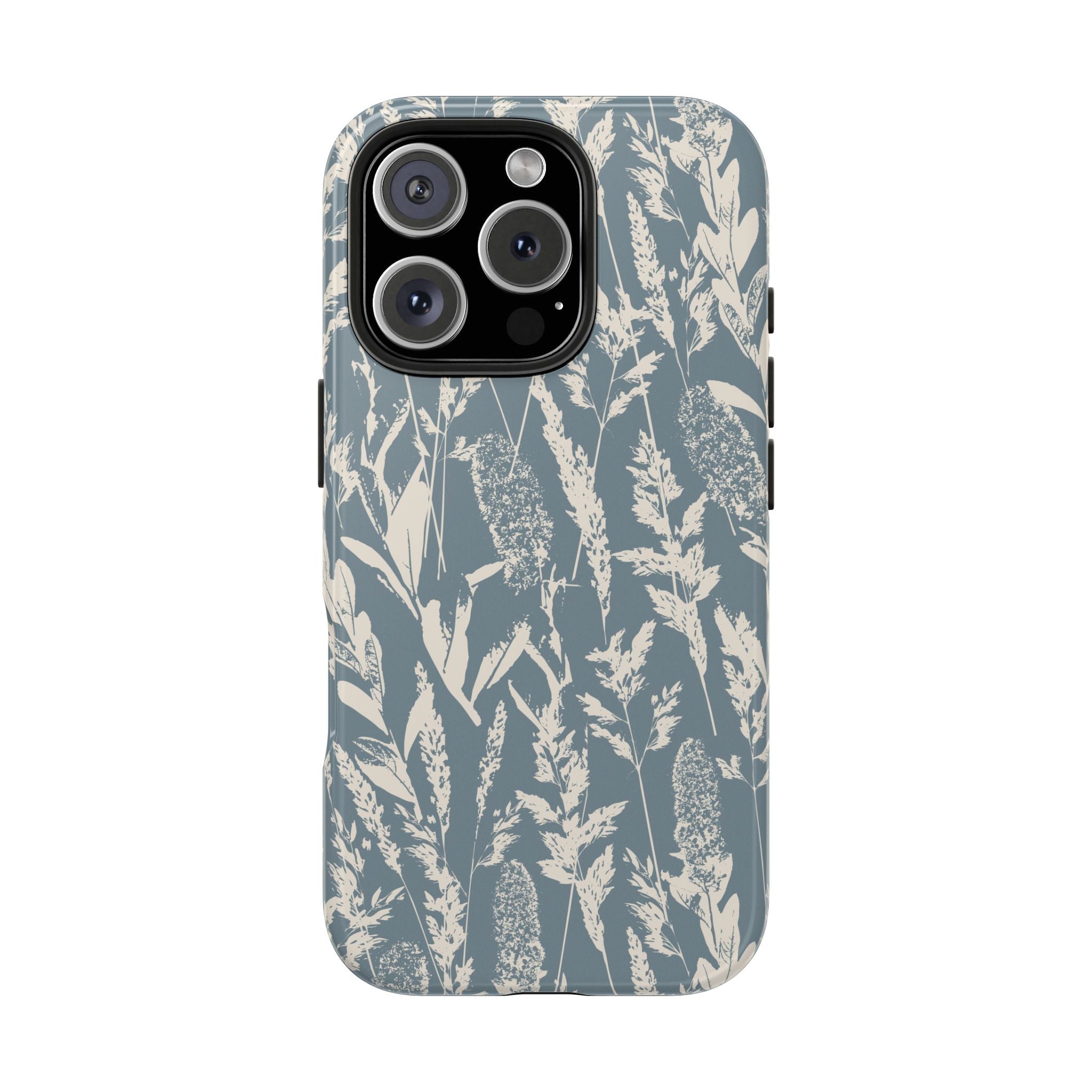 Iphone Case - Grasses Sky Blue Design