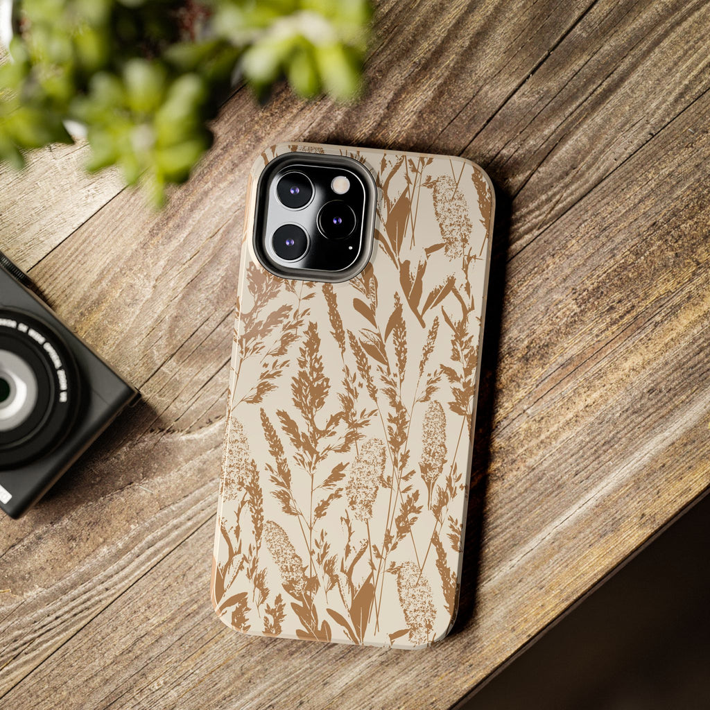 Iphone Case - Grasses Ochre Design