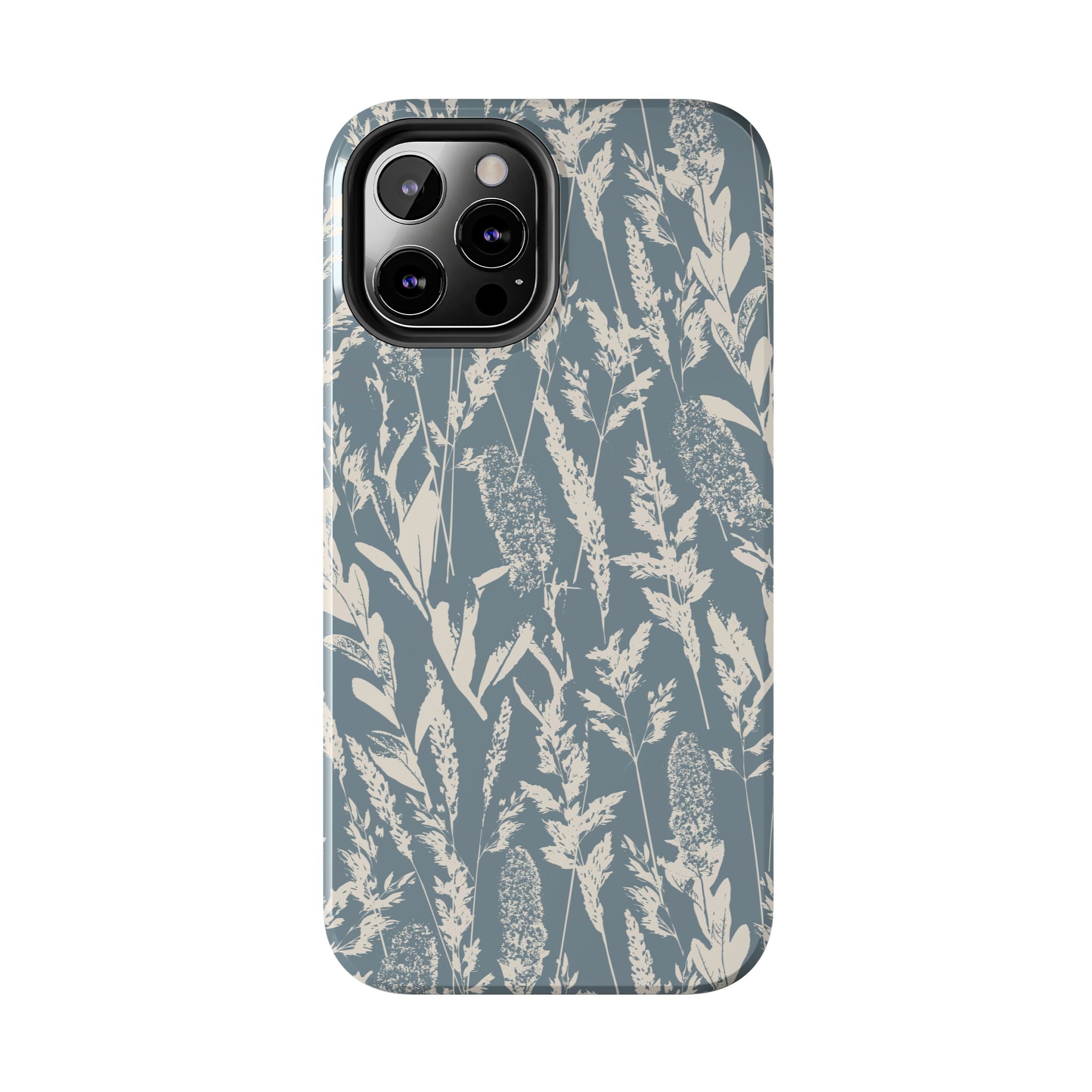 Iphone Case - Grasses Sky Blue Design