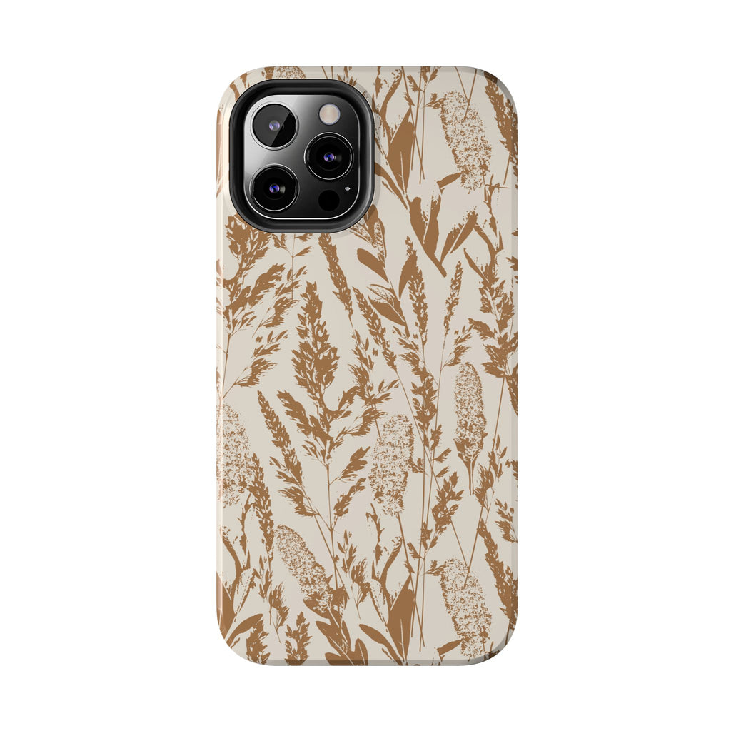 Iphone Case - Grasses Ochre Design