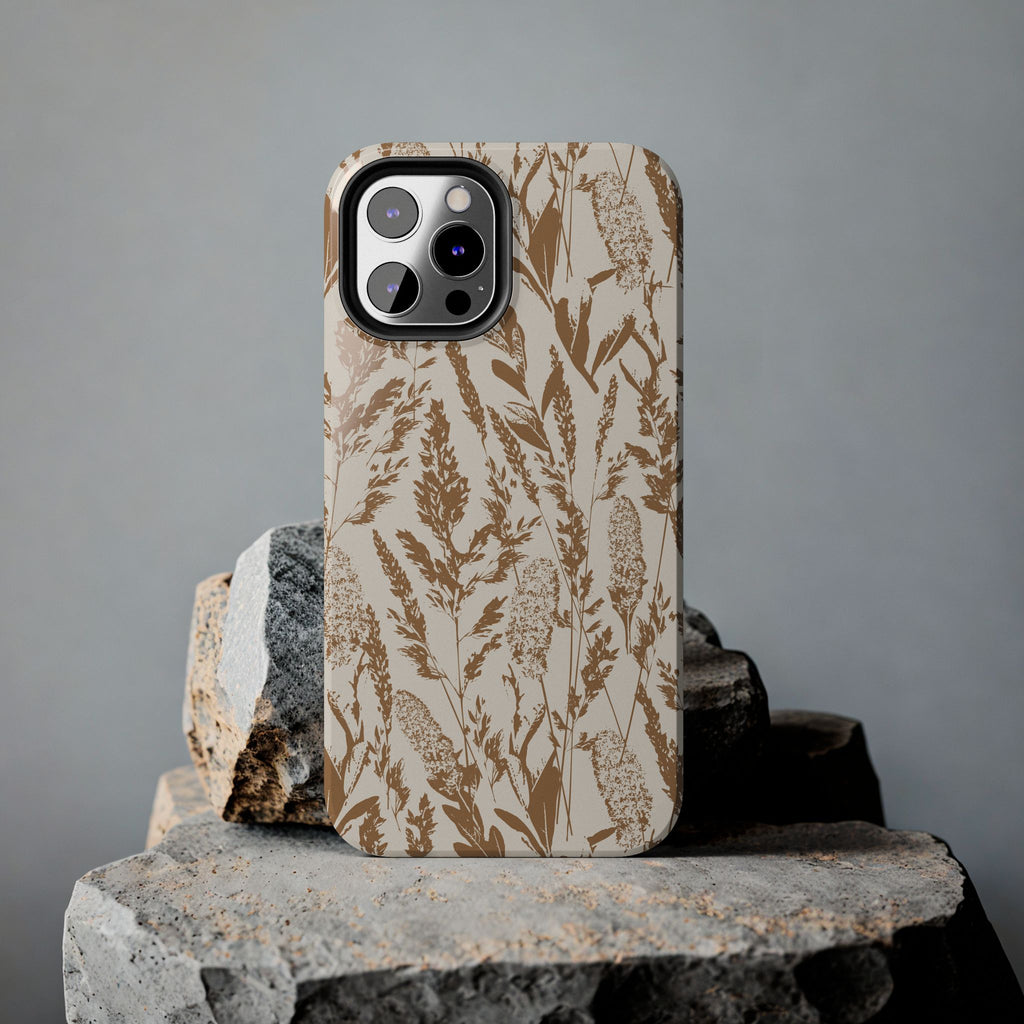 Iphone Case - Grasses Ochre Design