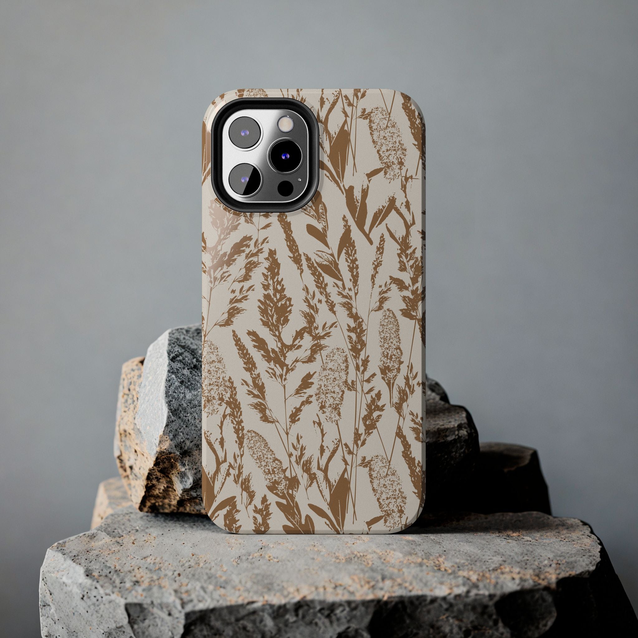 Iphone Case - Grasses Ochre Design