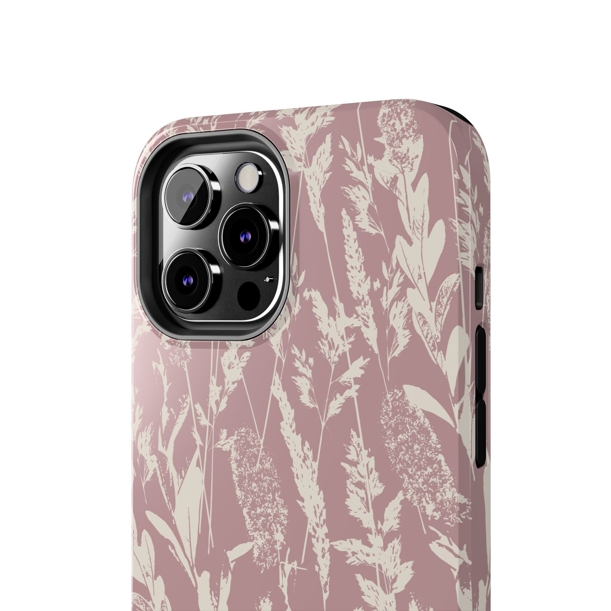Iphone Case - Grasses Soft Pink Design