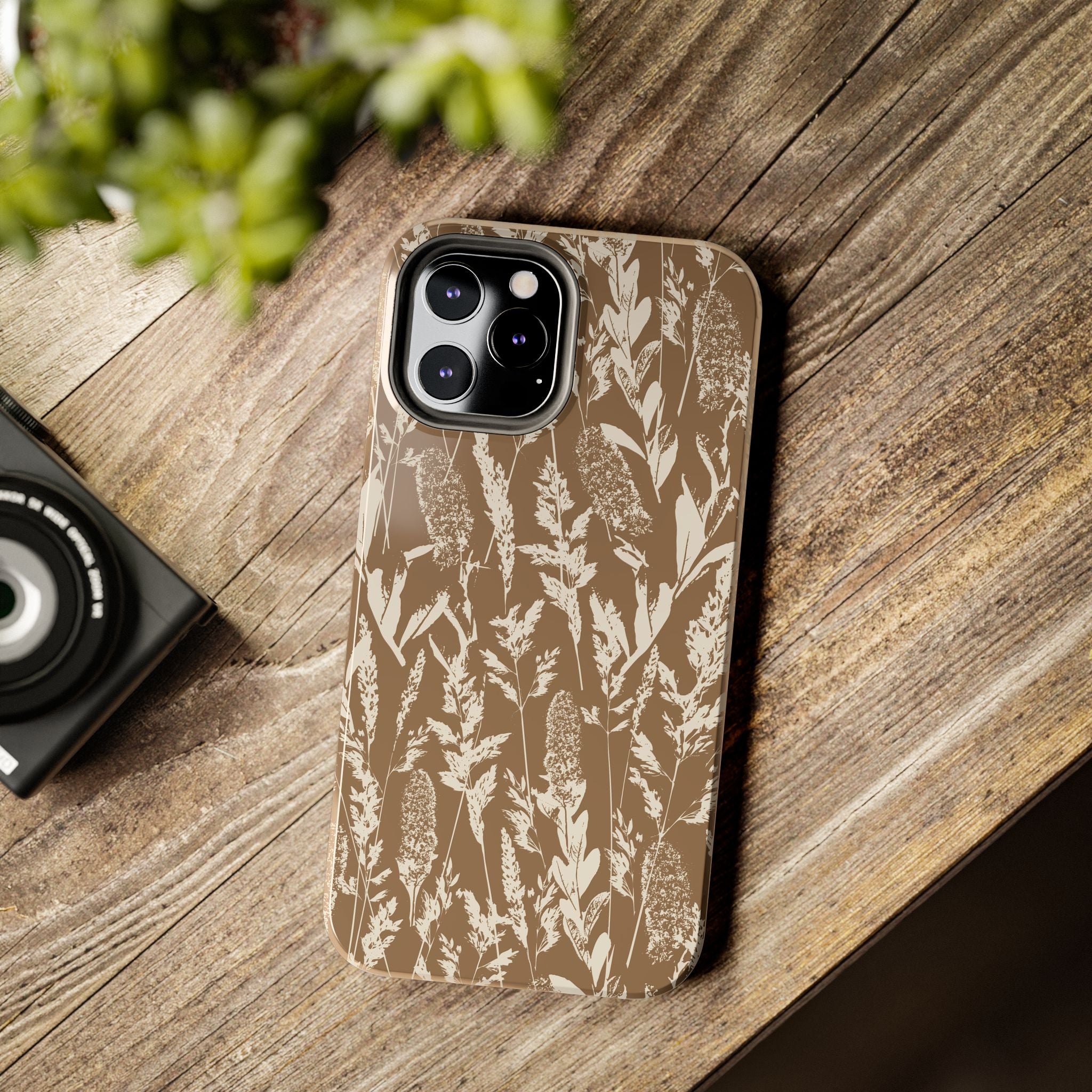 Iphone Case - Grasses Tan Design