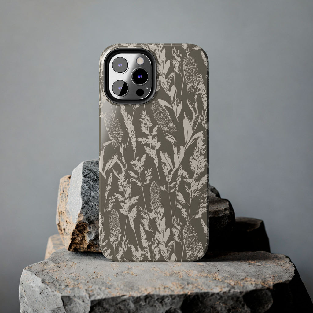 Iphone Case - Grasses Greige Design