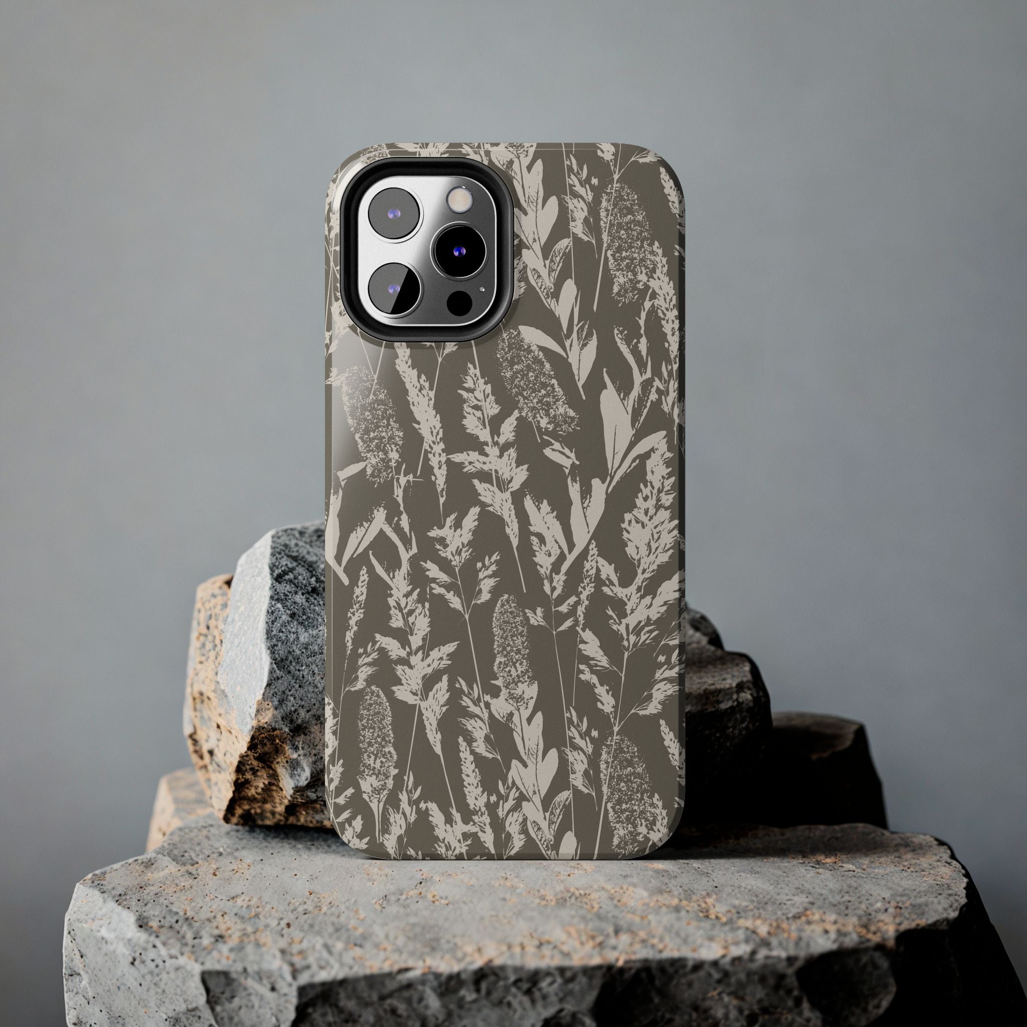 Iphone Case - Grasses Greige Design