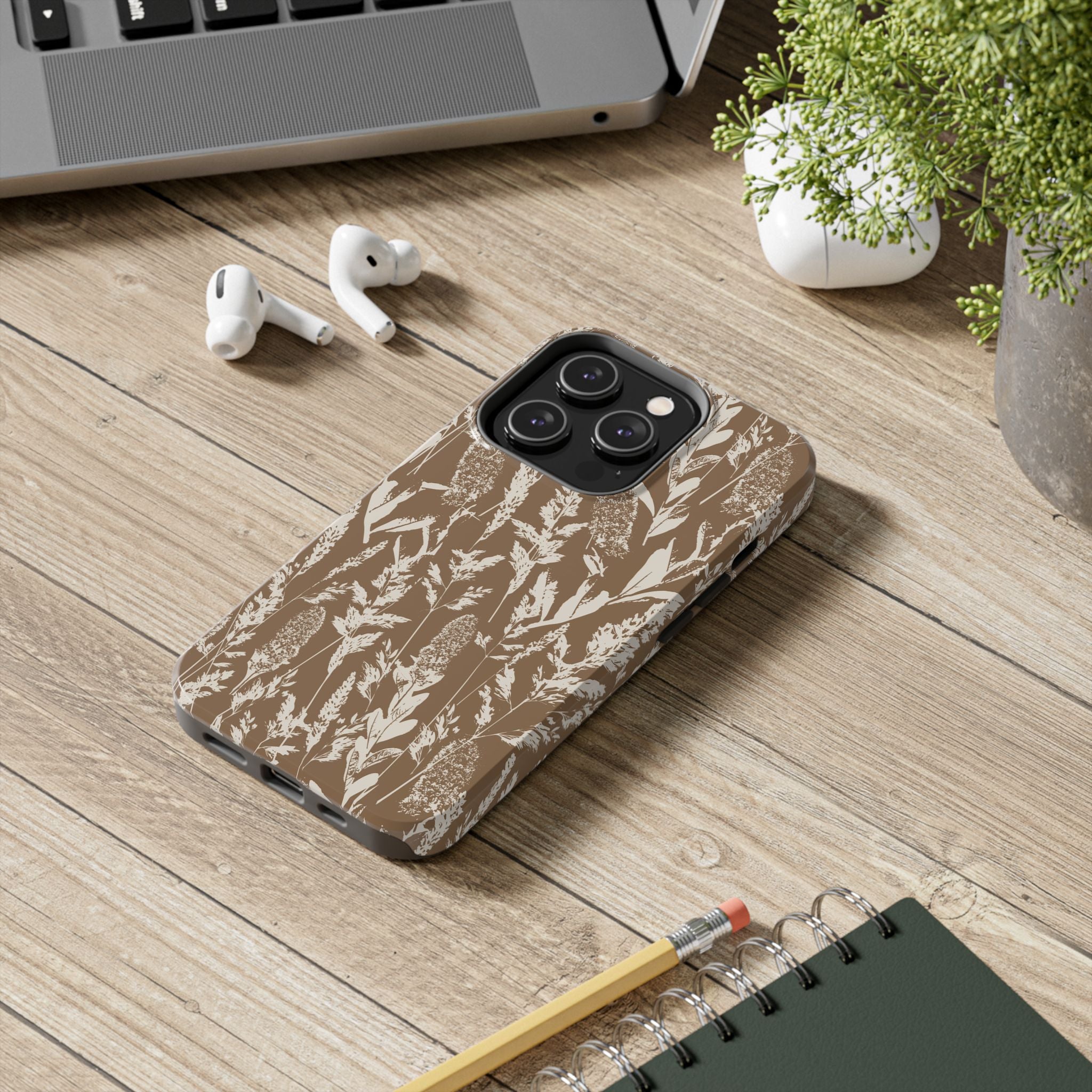Iphone Case - Grasses Tan Design