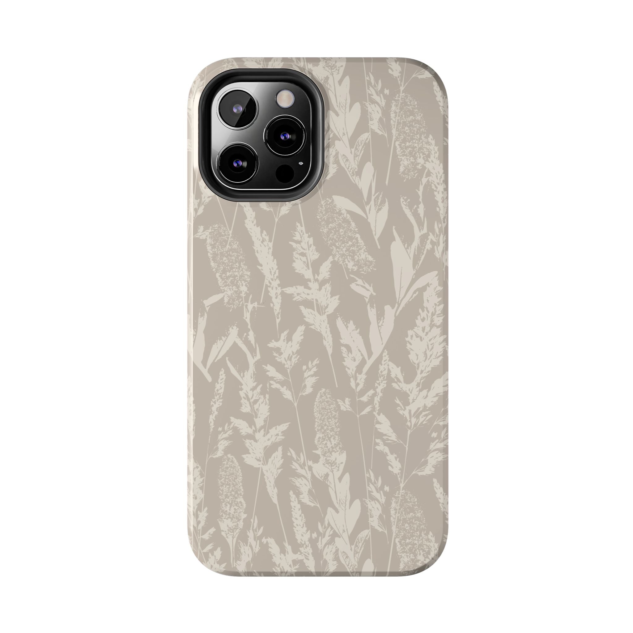 Iphone Case - Grasses Cream Beige Design