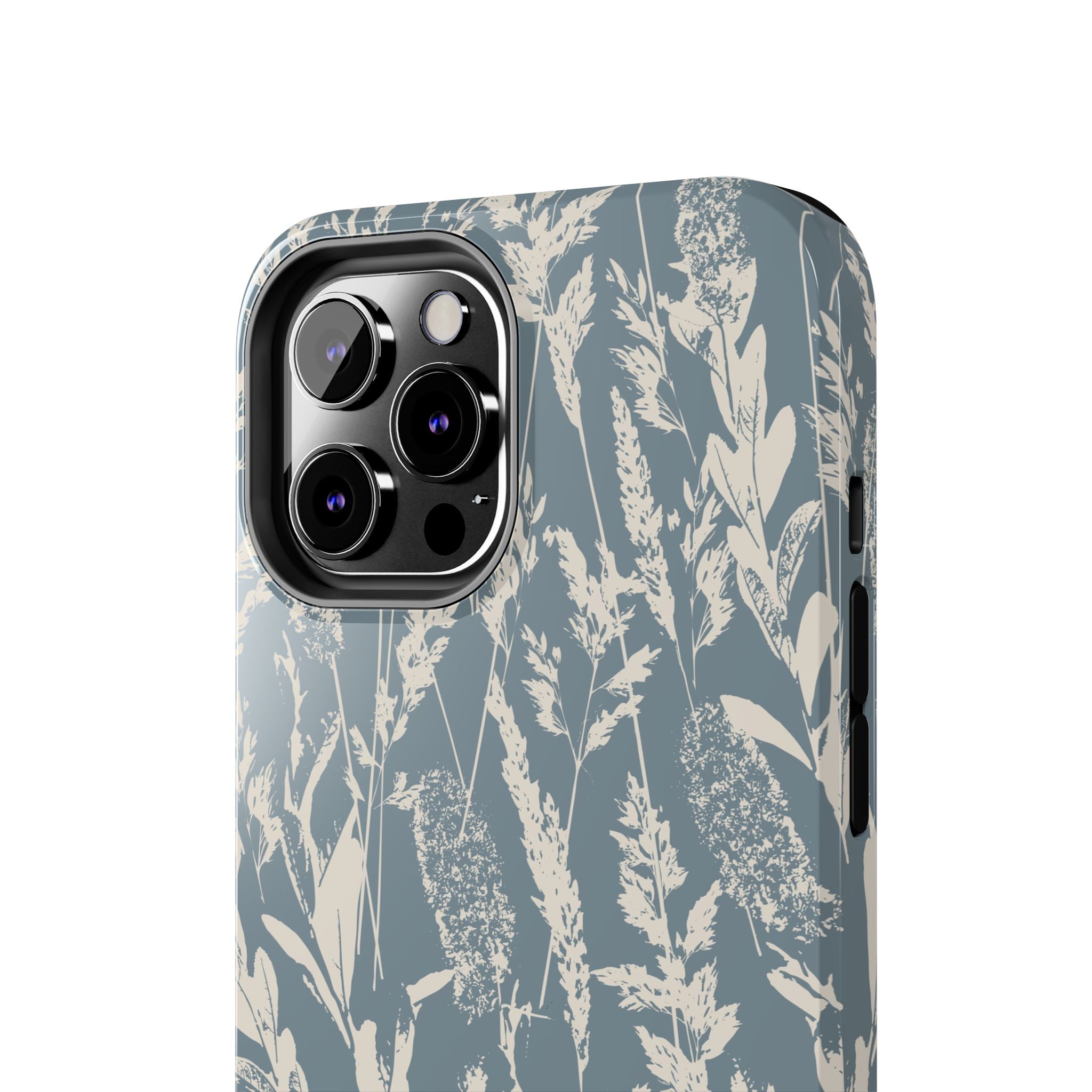 Iphone Case - Grasses Sky Blue Design