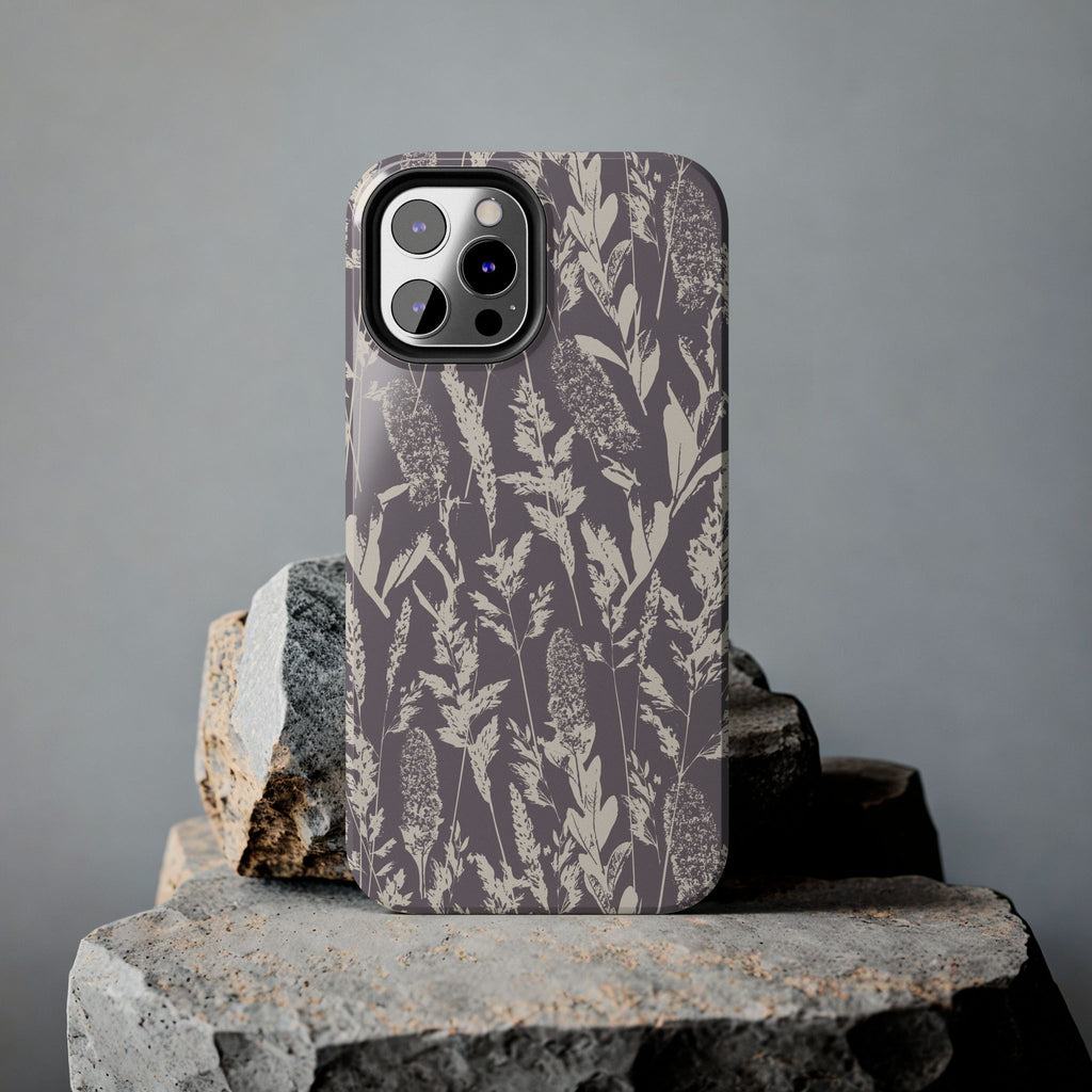 Iphone Case - Grasses Lavender design