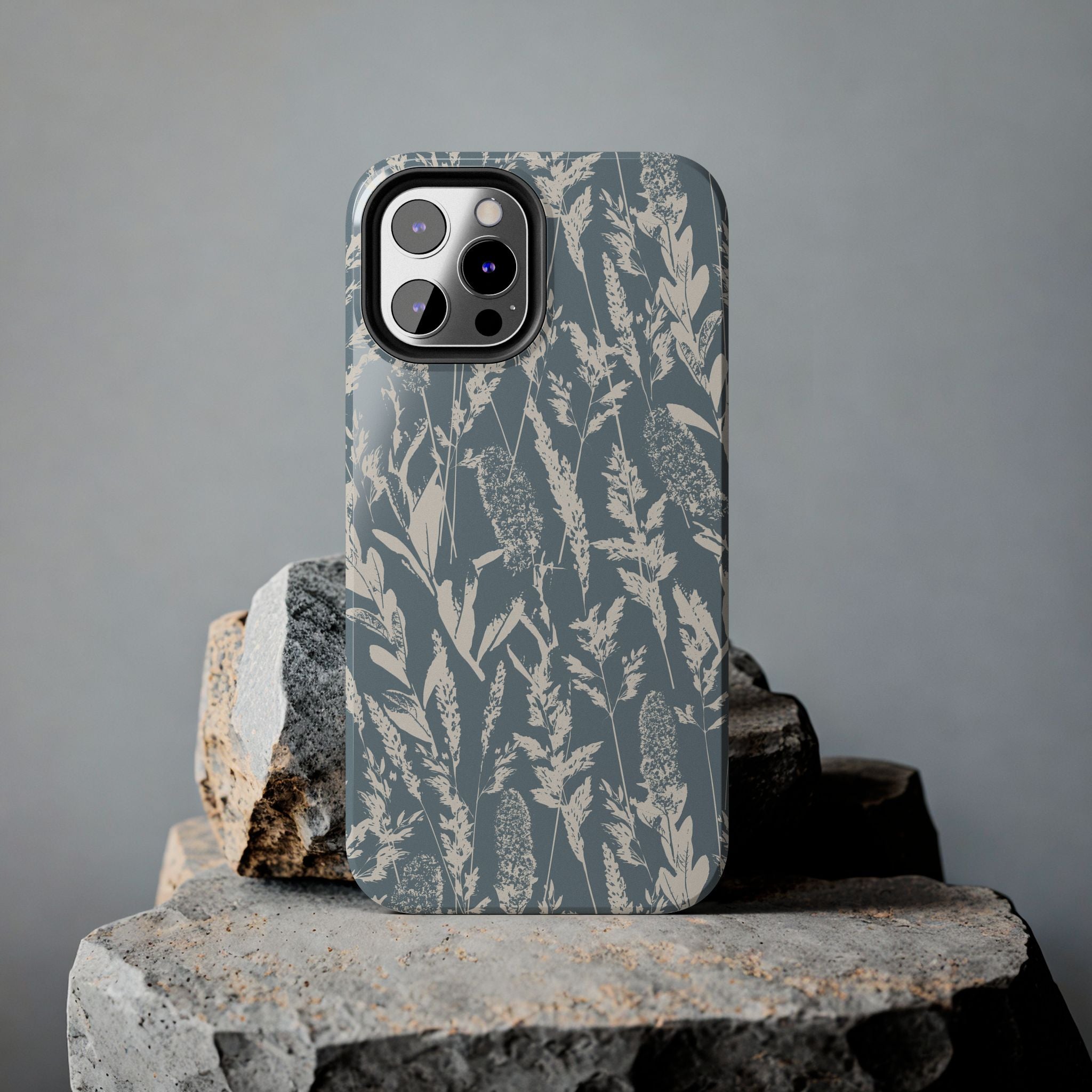 Iphone Case - Grasses Sky Blue Design