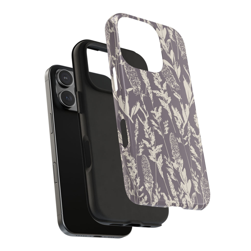 Iphone Case - Grasses Lavender design